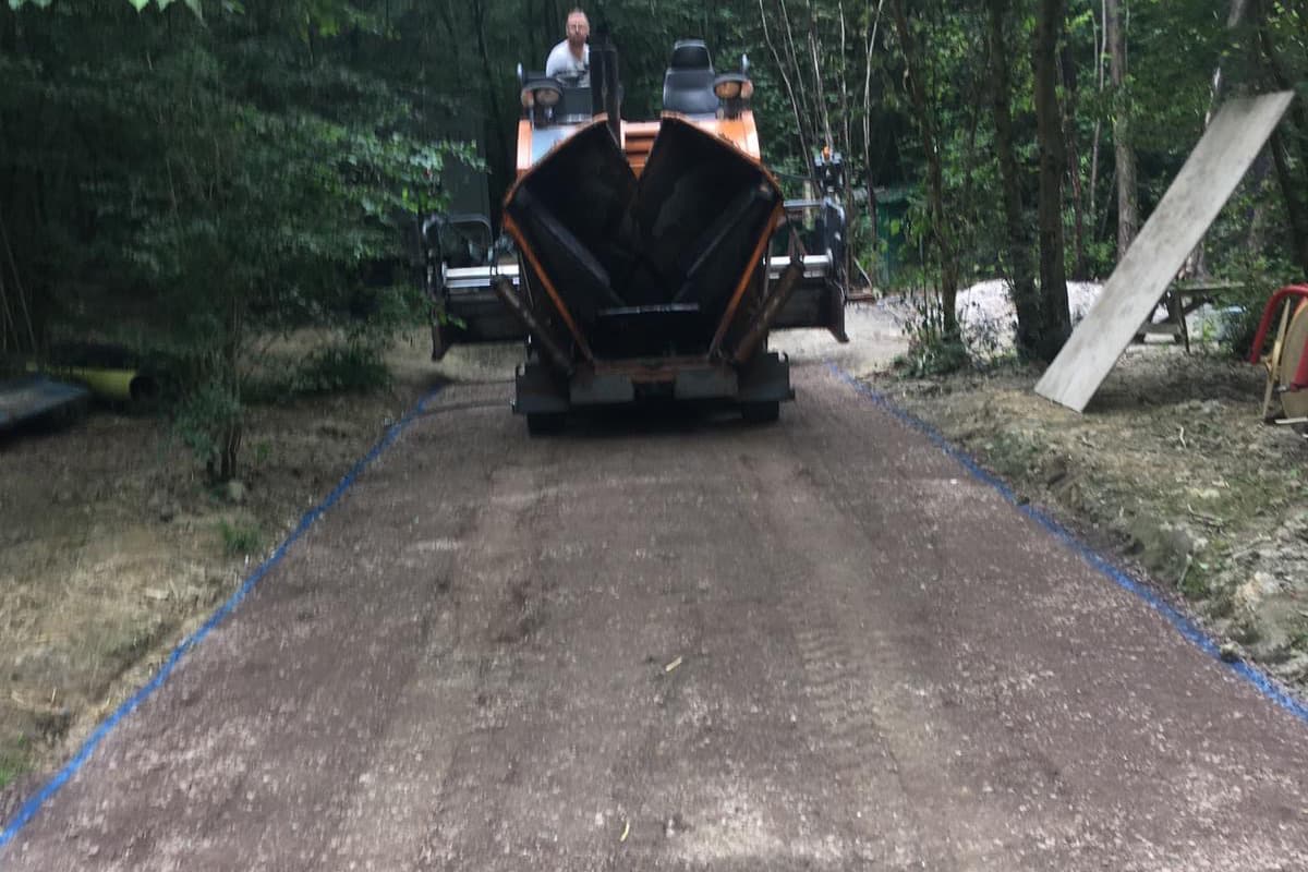 Farm Tarmac Road Track