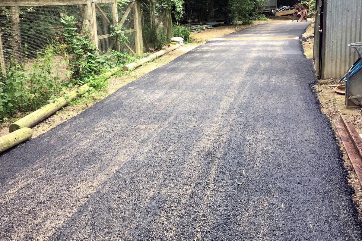 Farm Tarmac Road Track
