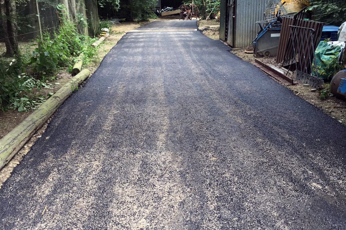 Farm Tarmac Road Track